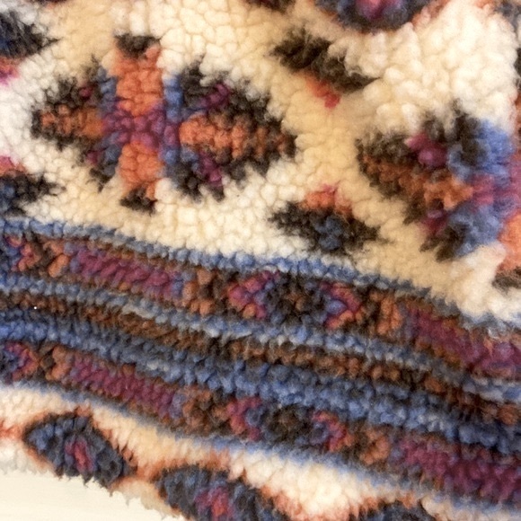 Altar”d State Fleece Faux Sherpa Zip Pullover Tribal Pattern Aztec Size … - Picture 12 of 17